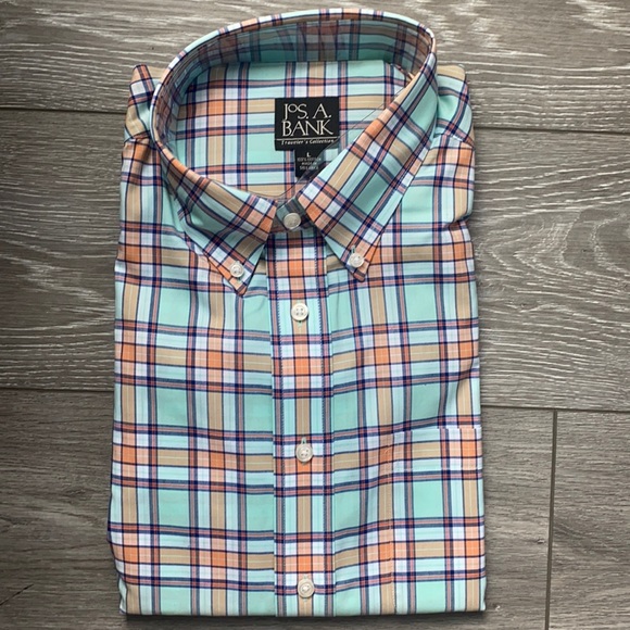 Jos. A. Bank Other - 🆕 👔 JOS.A.BANKS TRAVELERS COLLECTION PLAID SHIRT